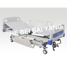 (A-55) Movable Double-Function Manual Hospital Bed with ABS Bed Head